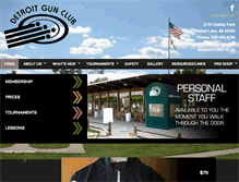 Tablet Screenshot of detroitgunclub.org